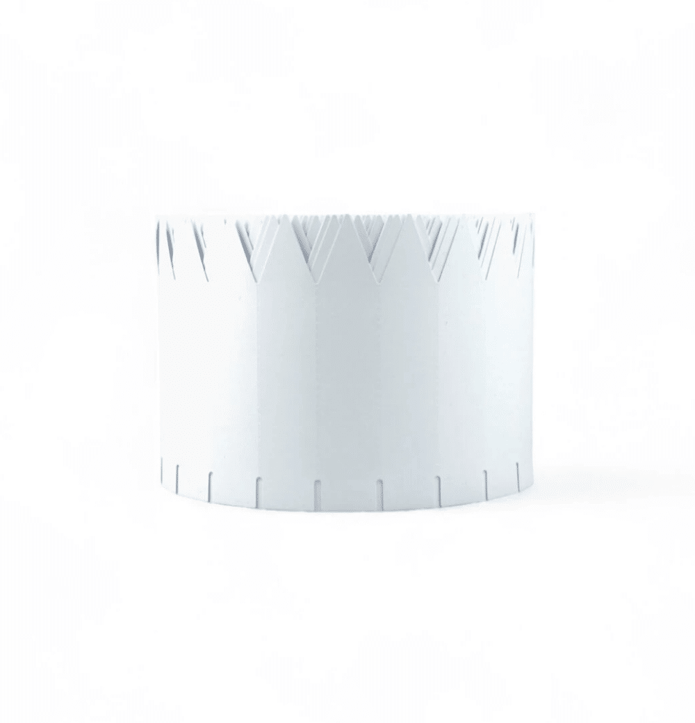 Steeketiket basic, 120 mm x 25 mm, 2000 etiketten per rol, kern 76 mm, wit