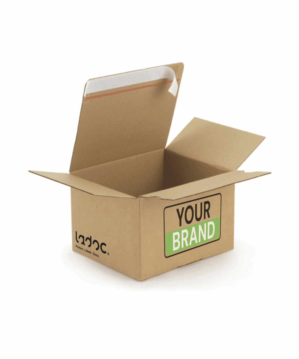 Bedrukte Speedboxen met zelfklevende sluitstrip (alle typen)