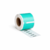Thermische etiket, 57 mm x 32 mm Groen, 1500 etiketten per rol, kern 25 mm, Thermisch ECO, permanent