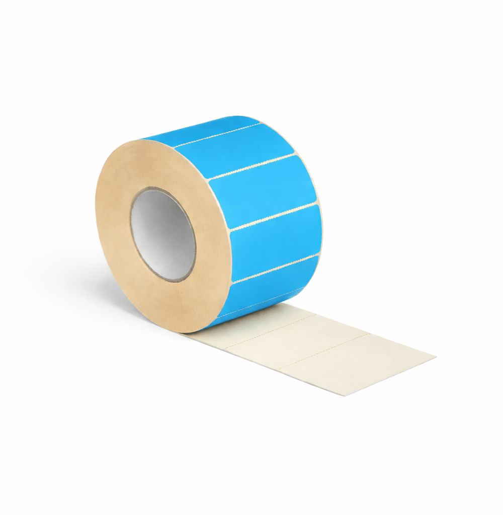 Zebra Z-perform 1000D label blauw (3006308 T) 70 x 32 mm, 4500 etiketten per rol, 76 mm kern