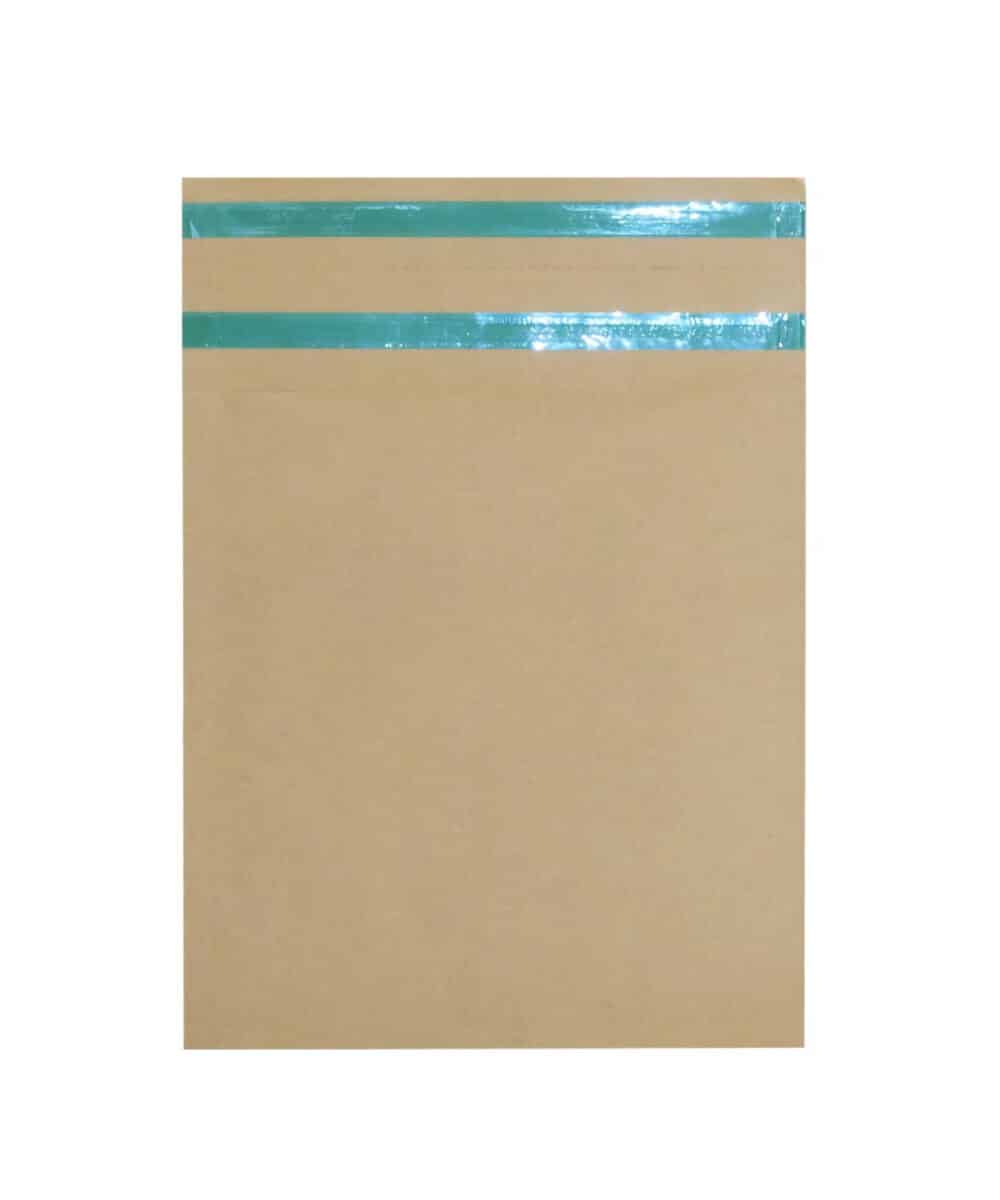Kraftpapier verzendzakken met 2 plakstrips