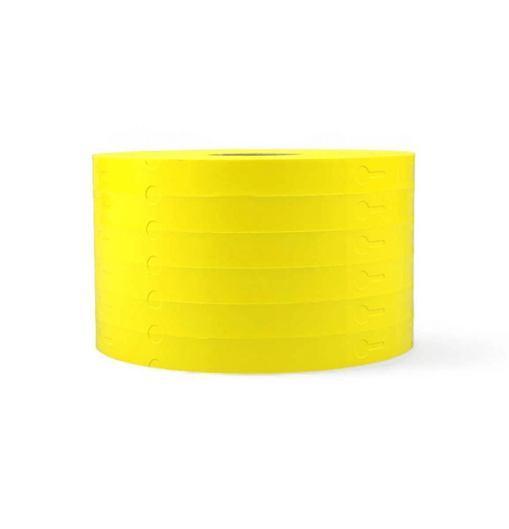 Alternative view of Thermisch sleufetiket, 160 x 17 mm, 4000 etiketten per rol, kern 76 mm, diverse kleuren