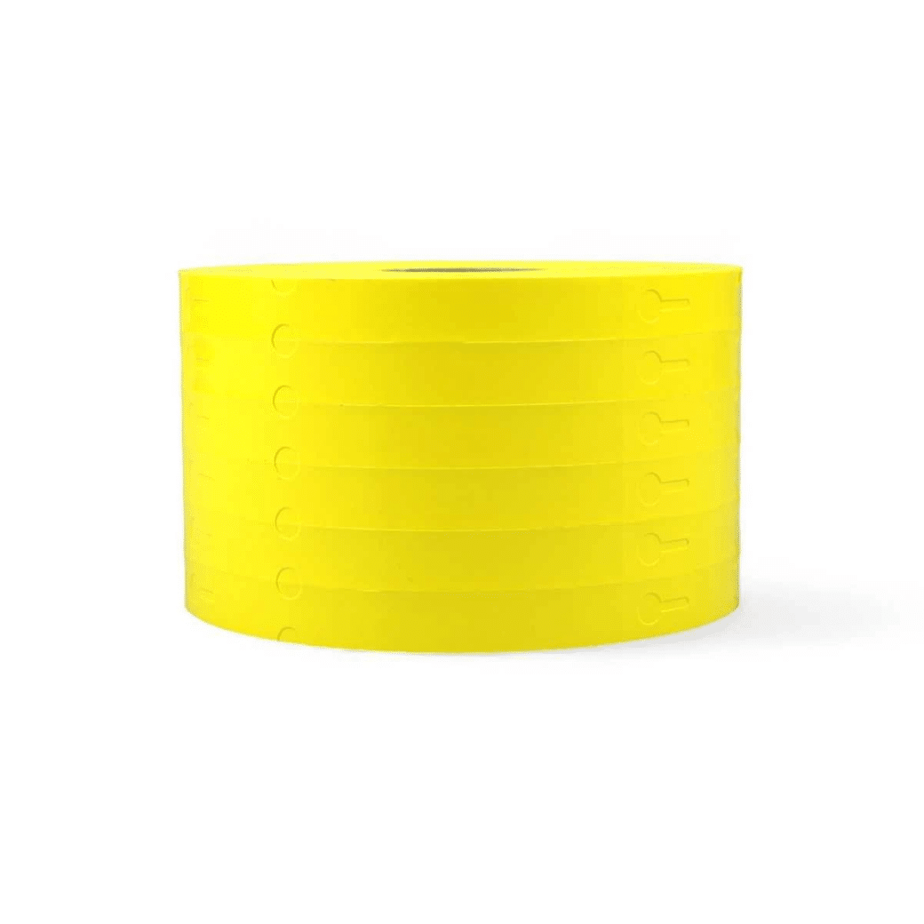 Thermisch sleufetiket, 160 x 17 mm, 4000 etiketten per rol, kern 76 mm, diverse kleuren - Afbeelding 2