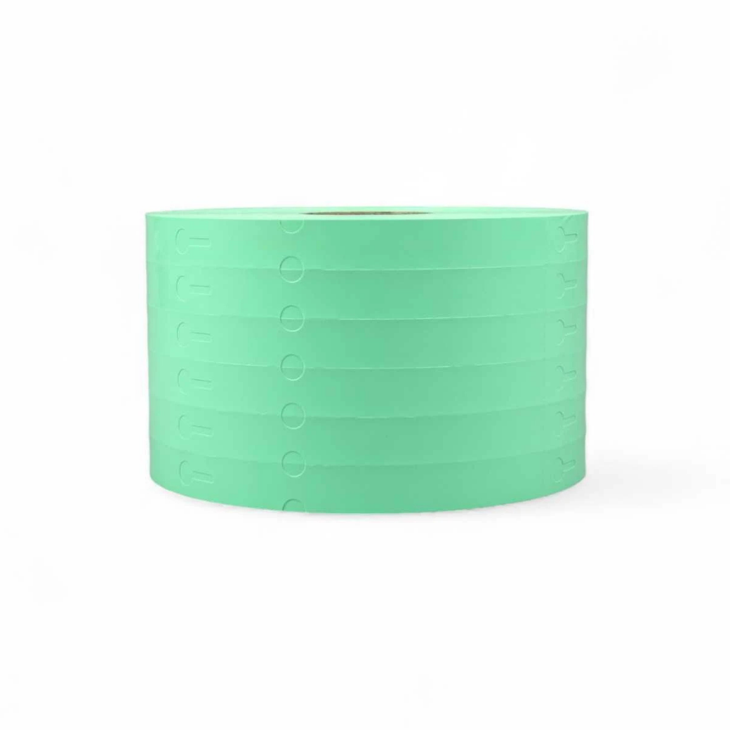 Thermisch sleufetiket, 160 x 17 mm, 4000 etiketten per rol, kern 76 mm, diverse kleuren - Afbeelding 3