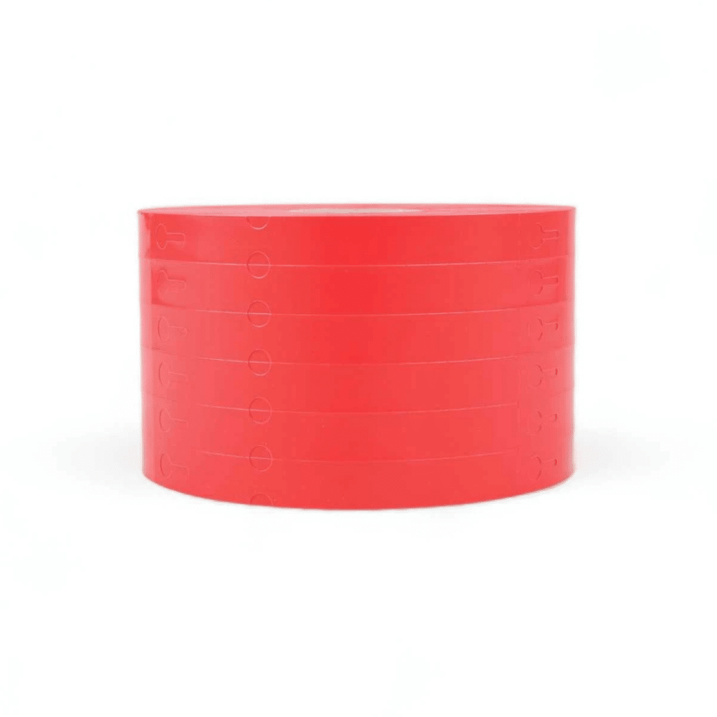 Thermisch sleufetiket, 160 x 17 mm, 4000 etiketten per rol, kern 76 mm, diverse kleuren - Afbeelding 7