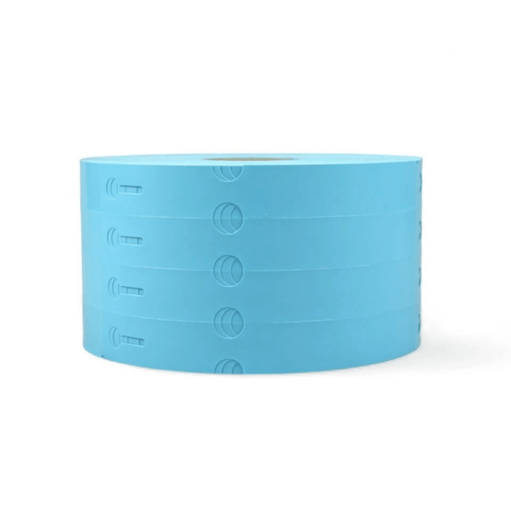 Thermisch sleufetiket, 200 x 25 mm, 2000 etiketten per rol, kern 76 mm, diverse kleuren