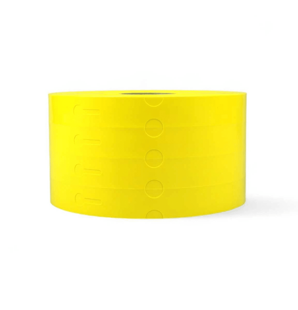 Alternative view of Thermisch sleufetiket, 250 mm x 25 mm, 2000 etiketten per rol, kern 76 mm, diverse kleuren