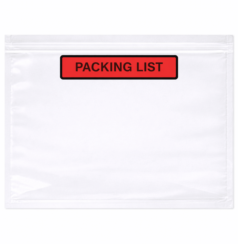 Paklijstenvelop C6 165 x 122 mm – PP – Packing List
