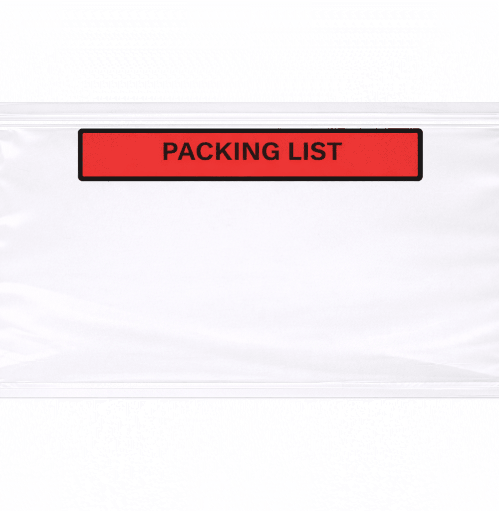 Paklijstenvelop DL 225 x 122 mm – PP – Packing List