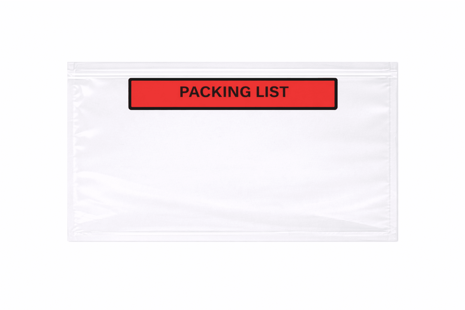 Paklijstenvelop DL 225 x 122 mm – PP – Packing List